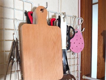 木製カッティングボード 取っ手付き（まな板面18cm×14cm）｜MOKUPRO SHOP