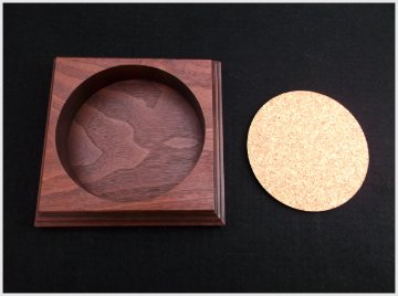 木製コースター兼ホルダー（1.5Lペットボトル・タンブラー可）の画像