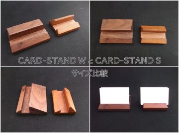 CARD-STAND W（木製カードスタンド）ブラックウォールナットの画像