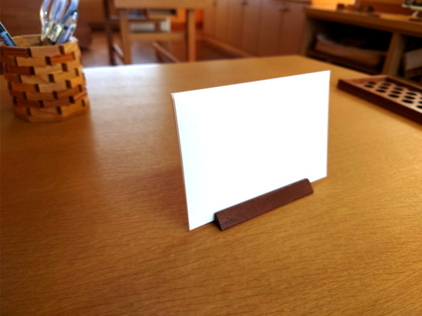 木製カードスタンド（∠45°） 2個セットの画像