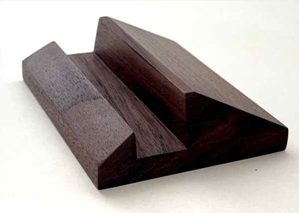 CARD-STAND W(木製カードスタンド)ブラックウォールナット ショップカード 名刺 カード立て