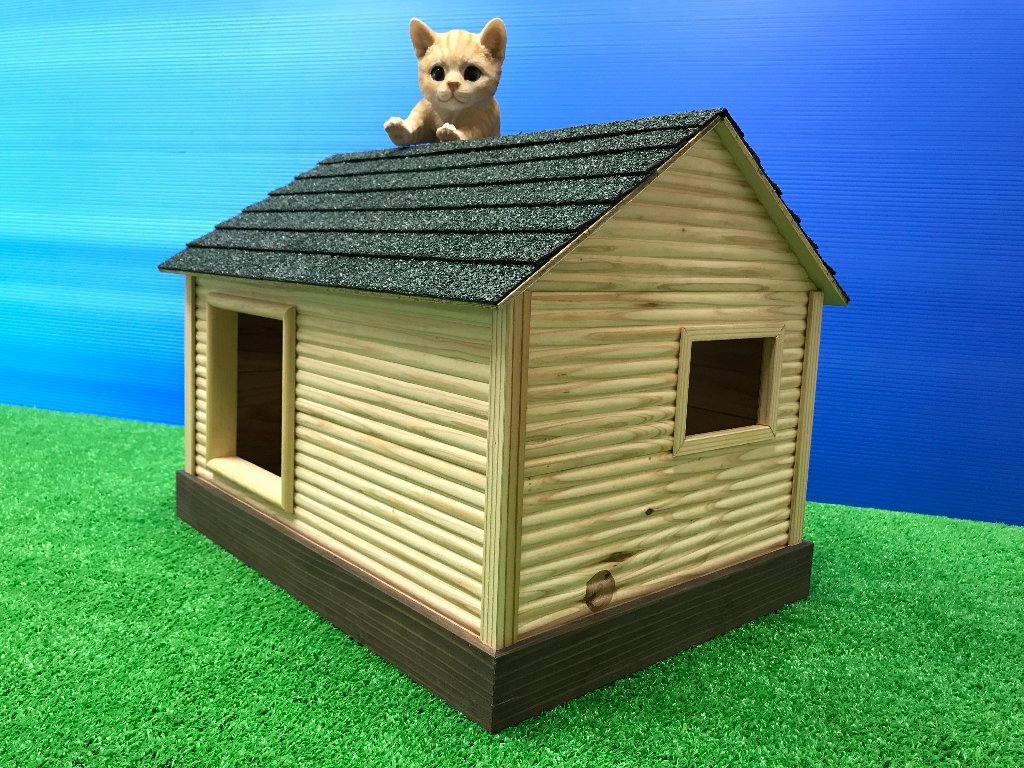 木製ハウスの画像
