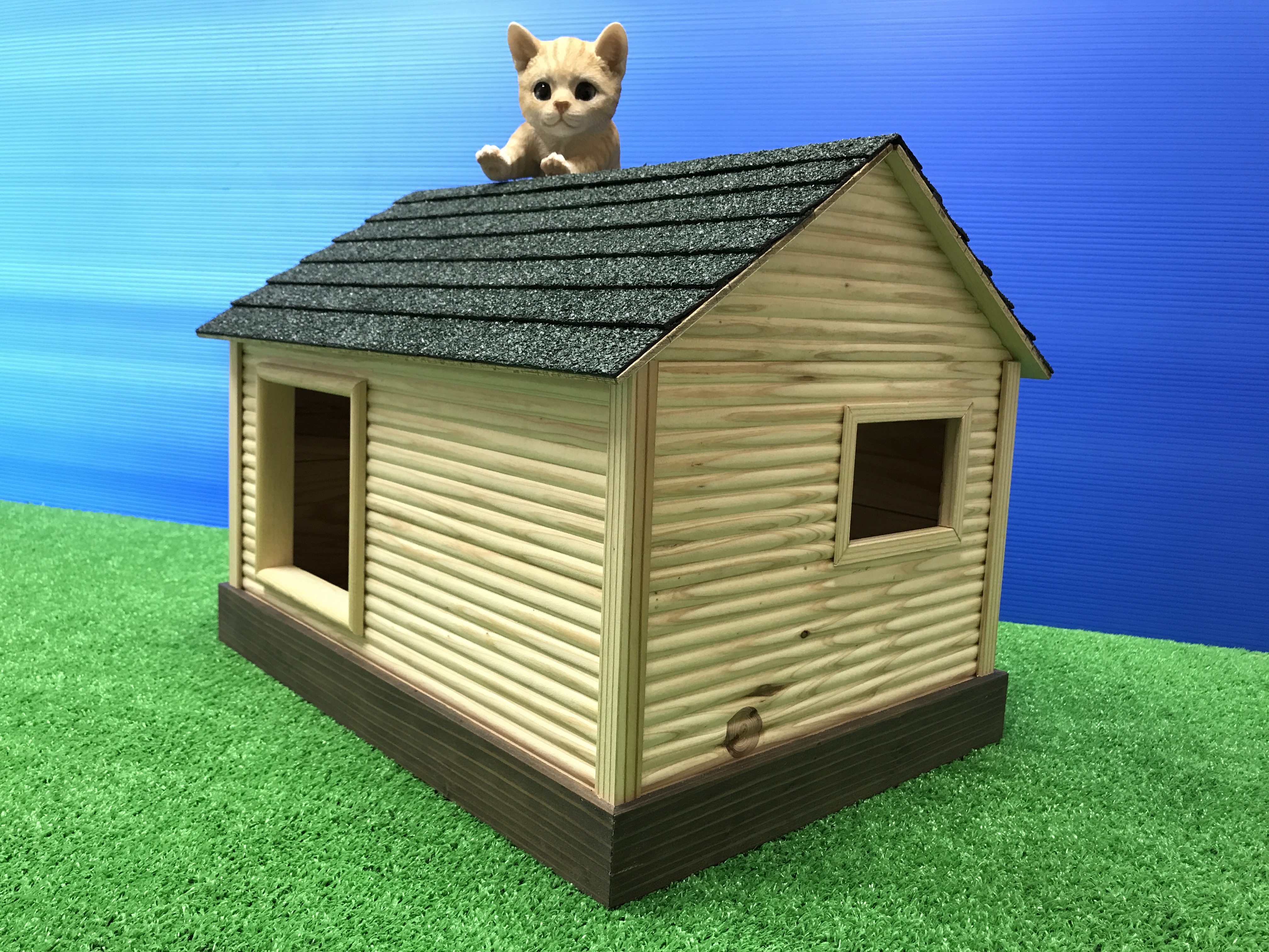 木製ハウスの画像